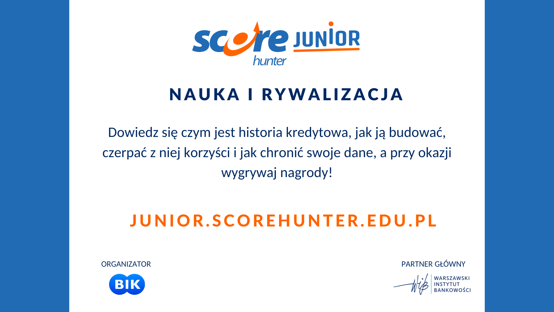 Sprawdź swoją wiedzę w konkursie Score Hunter Junior 