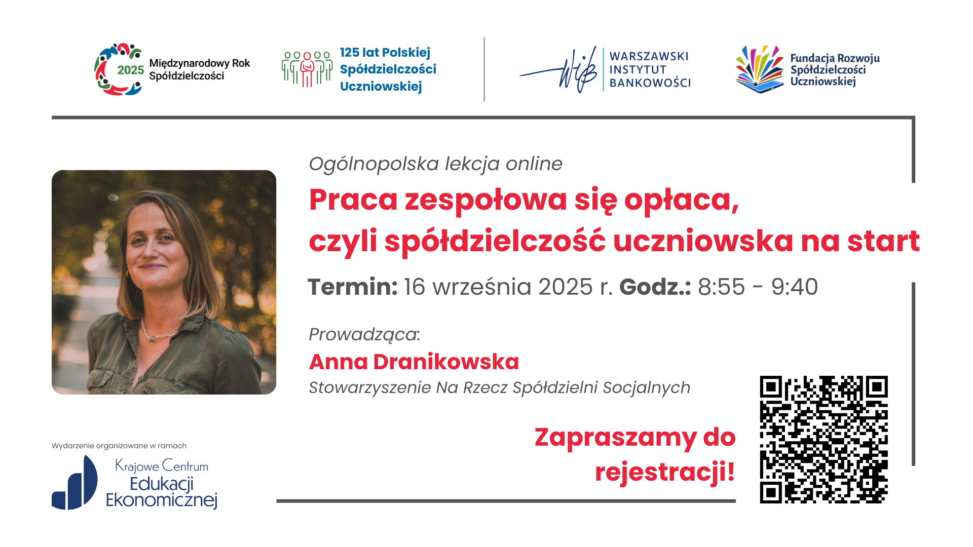 Ogólnopolska lekcja online – „Praca zespołowa się opłaca, czyli spółdzielczość uczniowska na&nbsp;start”